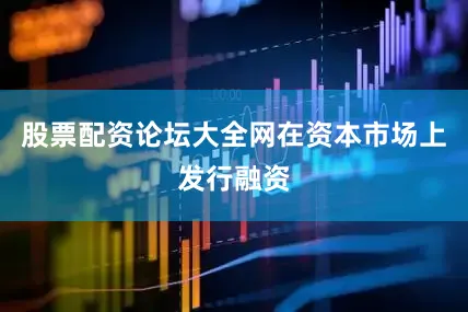 股票配资论坛大全网在资本市场上发行融资